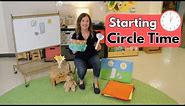 How to Start Toddler and Preschool Circle Time (Back-to-School)