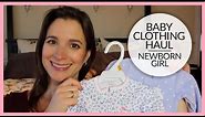 Baby Clothing Haul | Newborn Girl | Carter's & Baby Gap