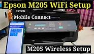 Epson M205 Wifi Setup, How to Print mobile M205 Printer