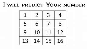 I Will Predict Your Number - Math Magic Trick