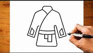How To Draw Karate Suit | Drawing Karate Boy, Suit Easy | Draw Karate Suit Step by step #karate