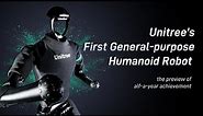 Introducing Unitree H1: Its First General-purpose Humanoid Robot| Embodied AI Price below $90k