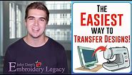 How to Transfer Designs from Computer to Embroidery Machine (EASIEST WAY!!!)