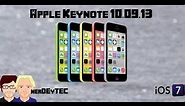 iPhone 5C & 5S Media Event + Kommentar (deutsch)