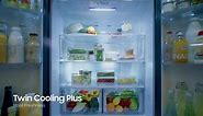 Samsung 17.5 cu. ft. 3-Door French Door Smart Refrigerator in Stainless Steel, Counter Depth RF18A5101SR