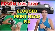 EPSON L120, L121 CLOGGED PRINT HEAD FIX | CLOGGED INK PROBLEM EPSON L121, EPSON L120 DISASSEMBLY