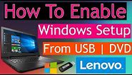 Lenovo Ideapad Bios Setup / Boot Menu Key & How to Install Windows 10 from USB Drive
