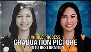 Graduation Picture - Photo Restoration (Realtime) Full Video