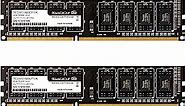 TEAMGROUP Elite DDR3 16GB Kit (2x8GB) 1600MHz (PC3-12800) CL11 Unbuffered Non-ECC 1.5V UDIMM 240 Pin PC Computer Desktop Memory Module Ram Upgrade - TED316G1600C11DC01