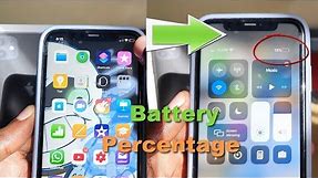 How to Add Battery Percentage Sign or View iPhone 11 & iPhone 11 Pro Max