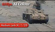 M.11/39 medium italian tank [Colorized & Enhanced]
