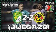 HIGHLIGHTS | León 2-2 América | 4tos Final - AP2023 | TUDN
