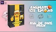 135 Animated Emojis Pack by motion_wise (Videohive)