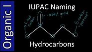 How to name Hydrocarbons (IUPAC Style) - Organic Chemistry I