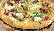 LOADED Cookie Cake Recipe | How to Make a Giant Soft & Chewy Cookie Cake | CarlyToffle