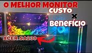 UNBOXING E REVIEW MONITOR GAMER ACER SA230