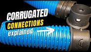 How To Connect Corrugated Pipe to Corrugated Pipe Best Yard Drainage Pipe Connection. Easy DIY Drain