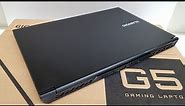 GIGABYTE G5 Quick Unbox, Setup with Demo