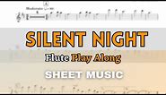 Silent Night | Easy Flute Play Along (Sheet Music/Full Score)