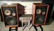 🎧JVC Nivico Victor 5331 3way speakers system 75' Saba telewatt TR60 4x EL86 tube amp