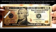 United States New Ten Dollar ( $10 ) bill Features & Security