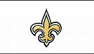 How to Draw the New Orleans Saints Logo