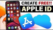 How To Create Apple ID on iPhone, iPad 2020! (FREE iCloud/Appstore Account) Without Credit Card
