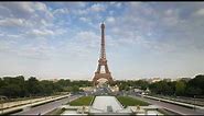 Eiffel Tower In Paris (France) - Video Background HD 1080p