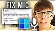 How To Fix Mic Not Working On PC - Full Guide