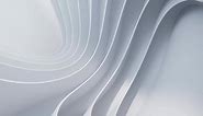 Abstract white curve geometry background