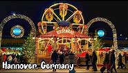 Hannover, Germany, Christmas market walking tour 4K
