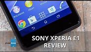 Sony Xperia E1 Review