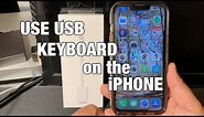 Use an External USB Keyboard on the iPhone