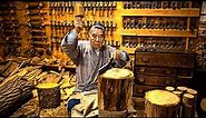 How Japanese Wooden Ladles Are Made. This 87-Year-Old Craftsman Has Hand Carved Ladles For 70 Years.