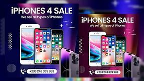 How To Design an Eye-Catching PHONE SALE FLYER in Photoshop: A Step-by-Step Tutorial