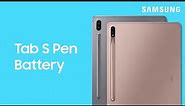 How to check the S Pen battery level on your Tab S6 or Tab S7 | Samsung US