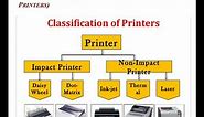 Non impact printers