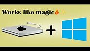 Apple SuperDrive with Windows 10 Tutorial || Works Like Magic!!! 🔥