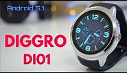 Diggro DI01 3G Android Smartwatch REVIEW - Amoled Screen