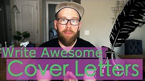 How To Write an Amazing Cover Letter for Developer Jobs | 5 Minutes or Less
