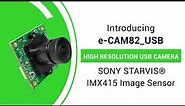 SONY STARVIS IMX415 low light 4K USB Camera with inbuilt ISP | e-con Systems