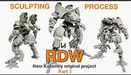 NEW MECHA MADE FROM SCRATCH- Kallamity "RDW" 1:35 PROJECT part1