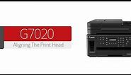 Canon PIXMA G7020 - Aligning The Print Head
