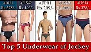 Top 5 Underwear (Brief/Frenchie) of Jockey for Men | Unboxing and Review of Jockey undergarment