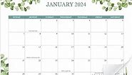 Calendar 2024-2025 Wall Calendar.Jan 2024-June 2025.18months Monthly Calendar 11.5x14 Large Aesthetic Calendar with Julian Date for Office & Home Organizing,Classic Green