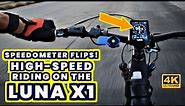 Luna Cycle X1 | So Fast the Speedometer Flips! | Super High-speed Ebike Riding