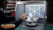 Making A Homemade Cardboard Spray Booth - DIY Tutorial With Free Blueprints N’stuff