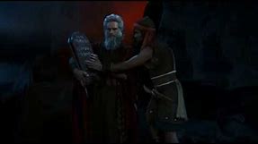 Moses Breaks the Tablets - The Ten Commandments 1956