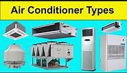 All Types Air Conditioner Names And Identification