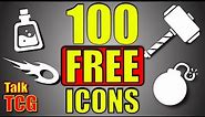 Royalty Free ICONS For Your Homemade TCG | Talk TCG